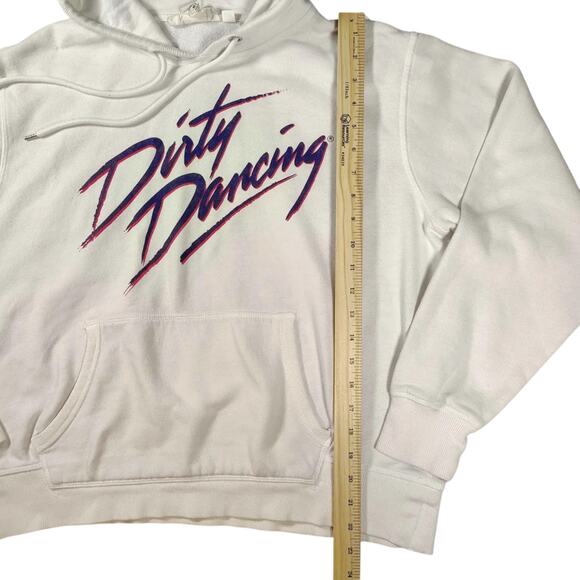H&M L.O.G.G. Women's White "Dirty Dancing" Pullover Hoodie Size L - Picture 4 of 8
